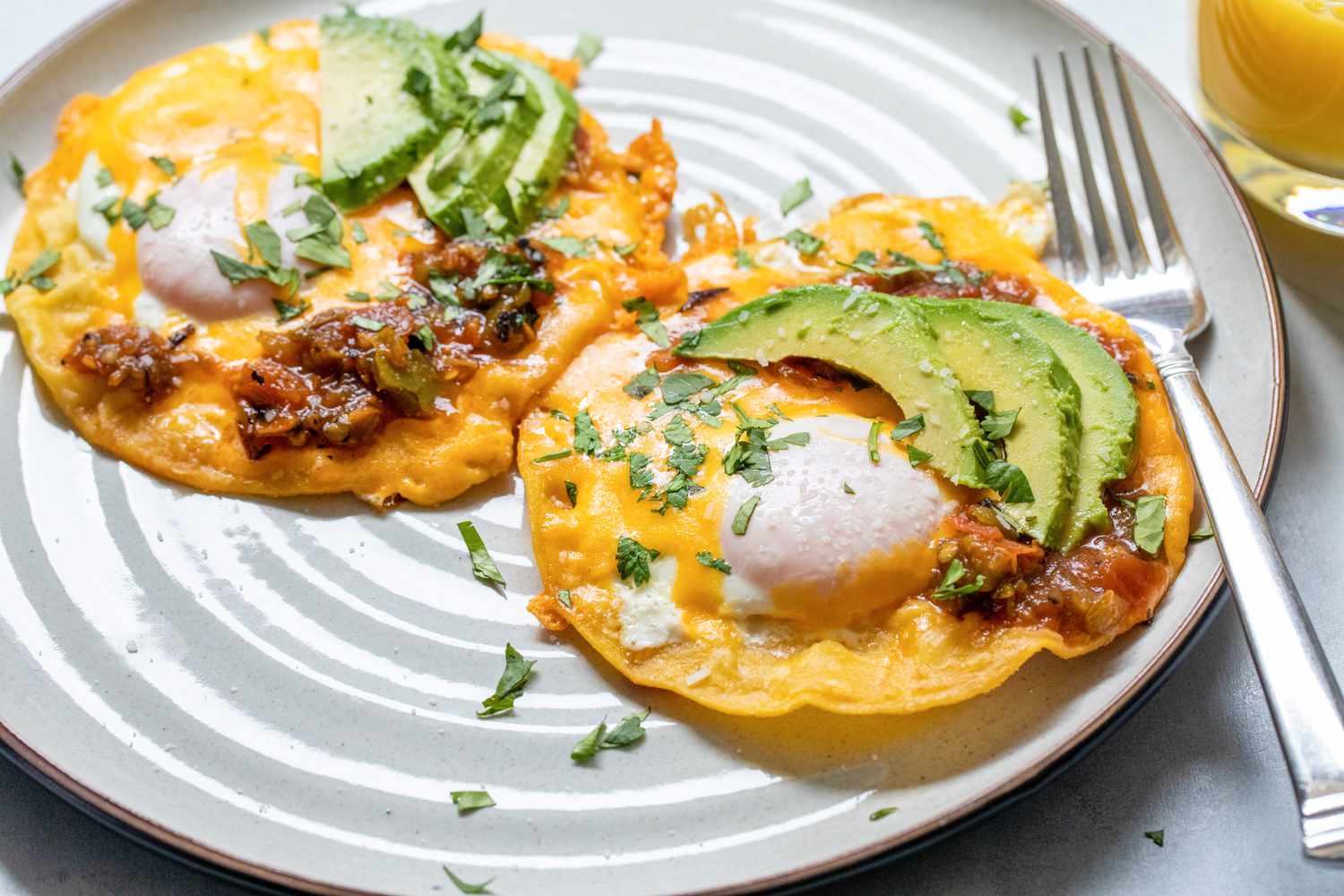 Corn Chip Crusted Fried Eggs