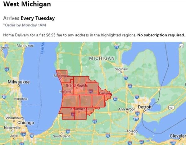 Mitten Chips delivery via Market Wagon